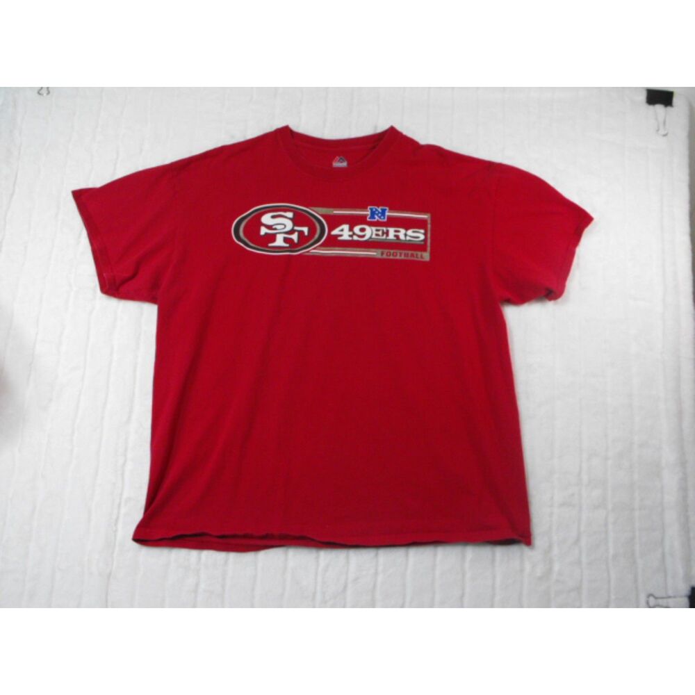 San Francisco 49ers Majestic Men's Red T Shirt XL